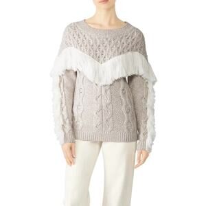 AMUR Ulla Fringe Sweater